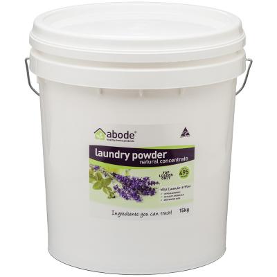 Abode Laundry Powder (Front & Top Loader) Wild Lavender & Mint Bucket 15kg